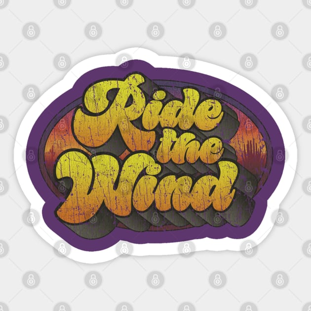 Ride The Wind 1978 Sticker by JCD666